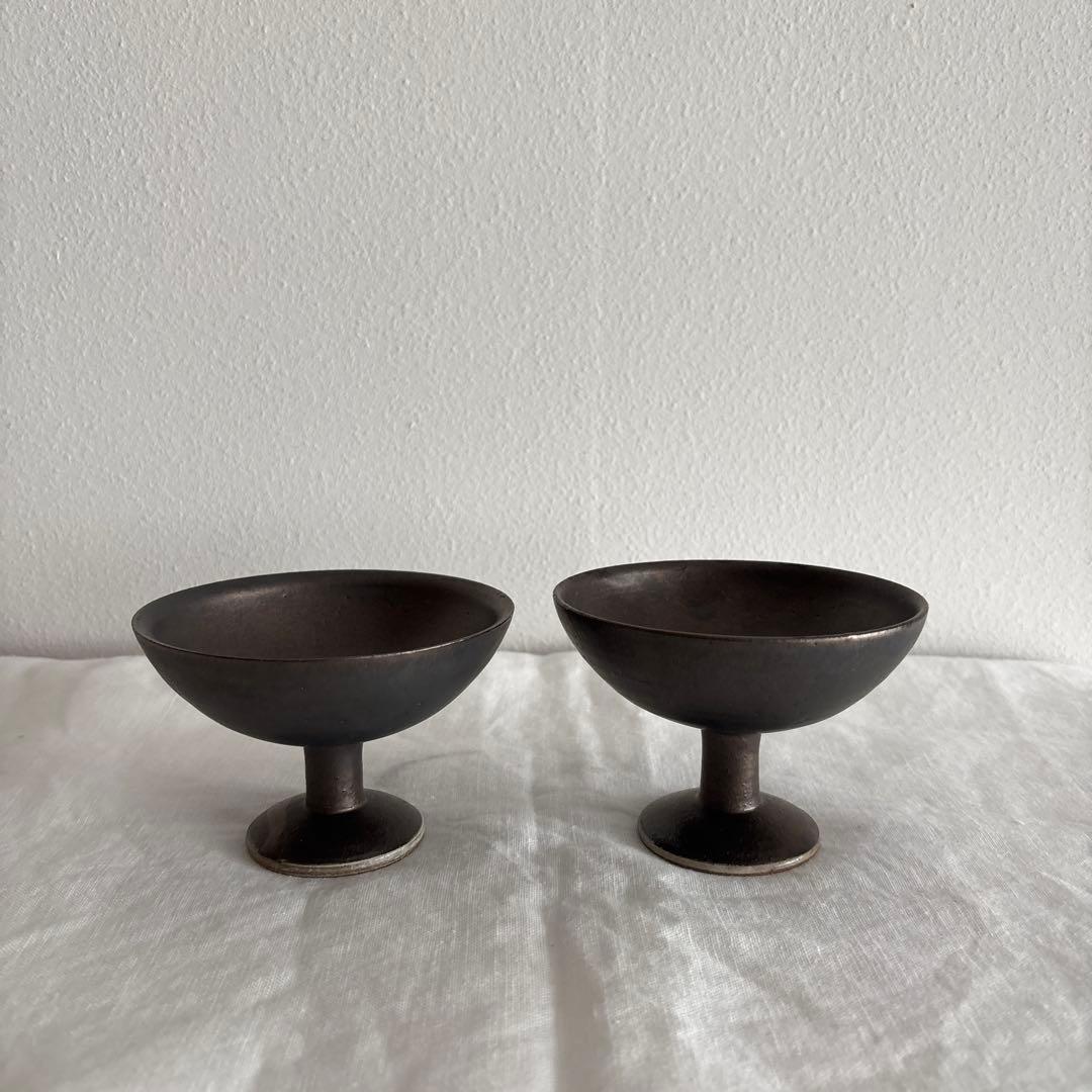 作家もの　コンポート　デザートカップ　2点セット
