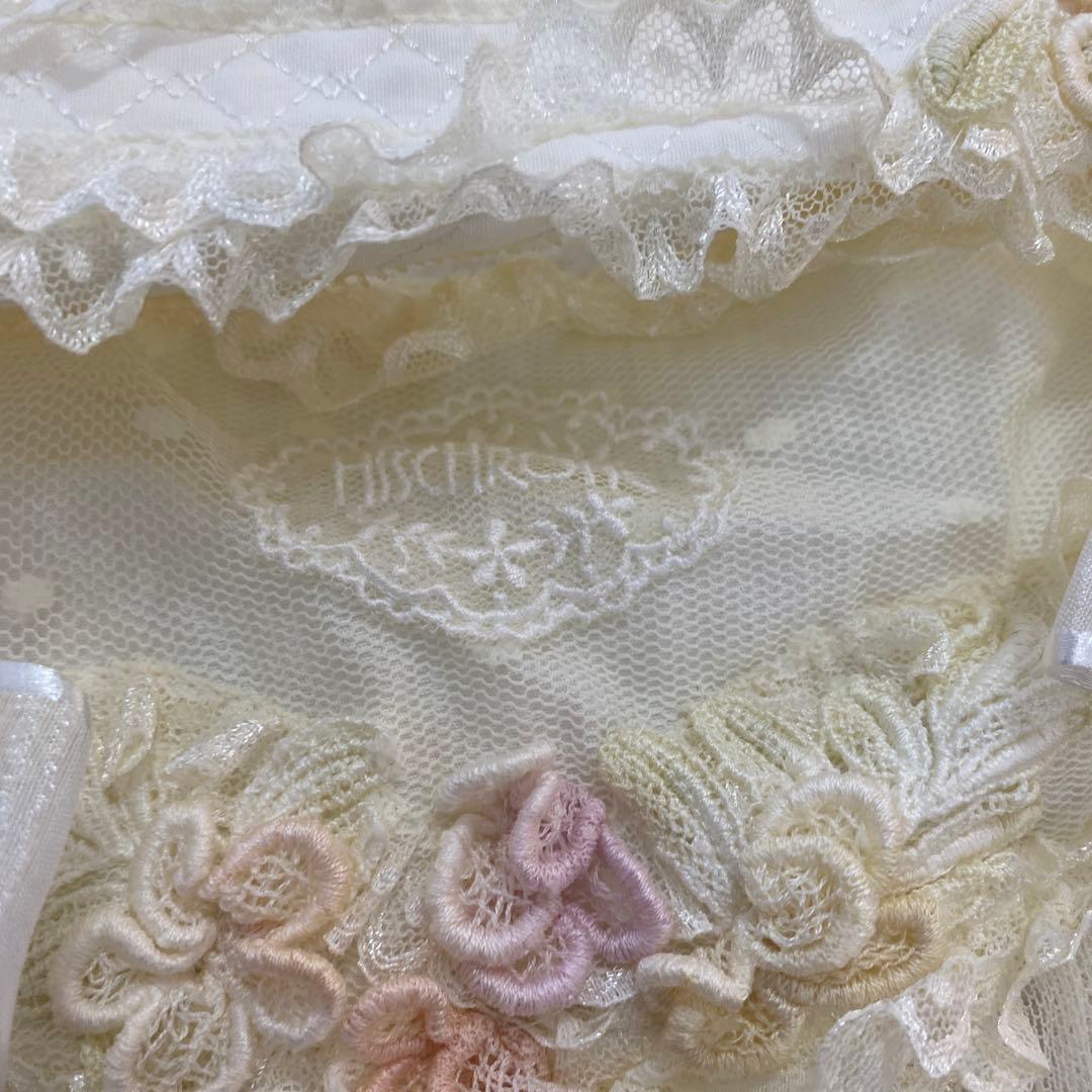 新品未使用　藤　フリル　レース　ボックス　ヒスクローネ　さらえ