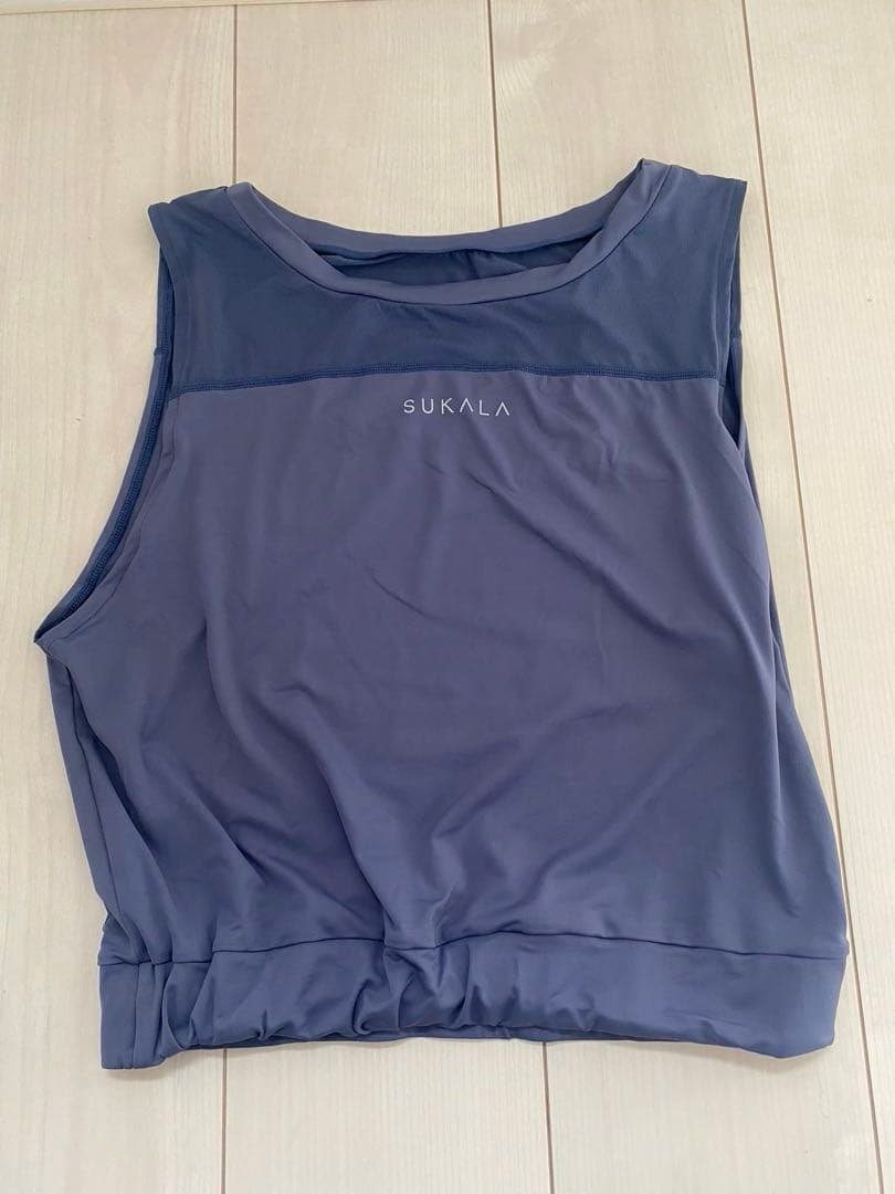 SUKALA パンチングショートタンク　スモークブルー　Ｌサイズ
