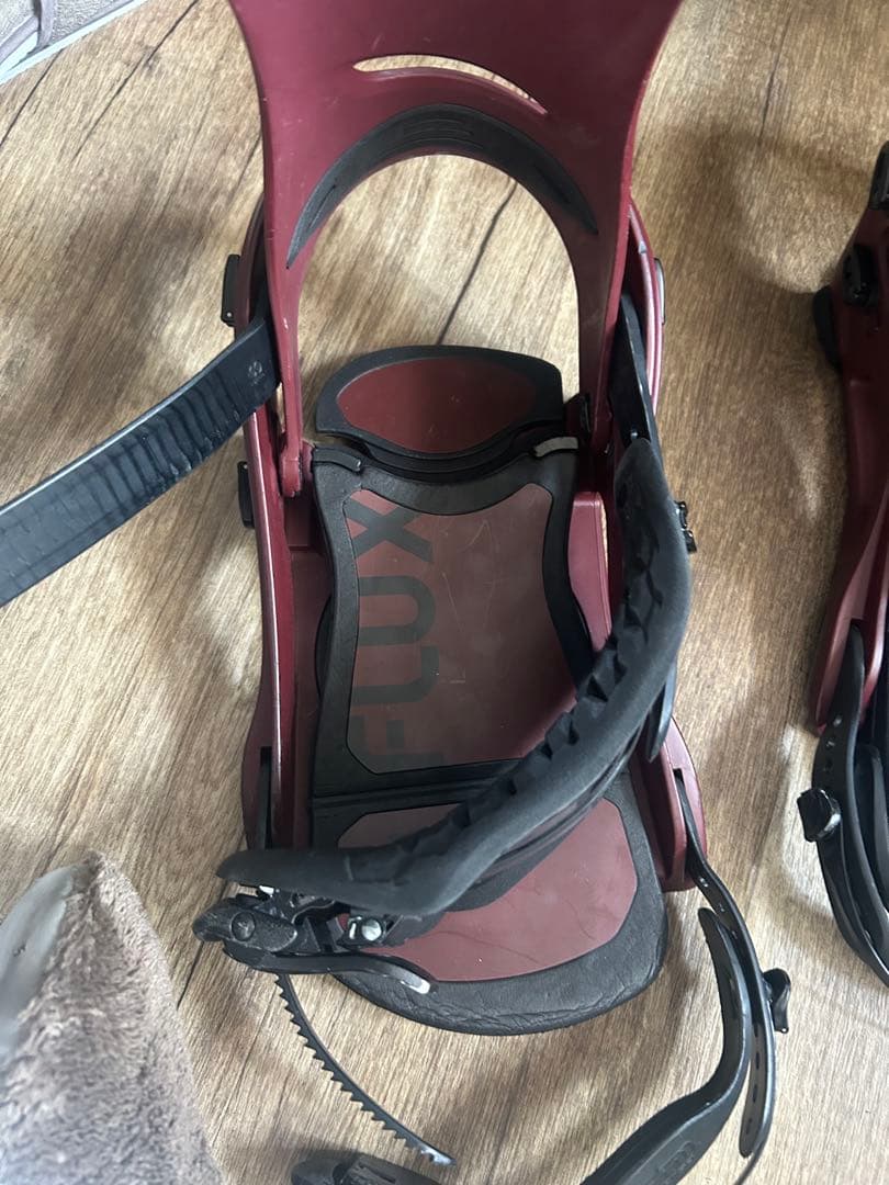 FLUX スノーボードビンディング レッド　DS