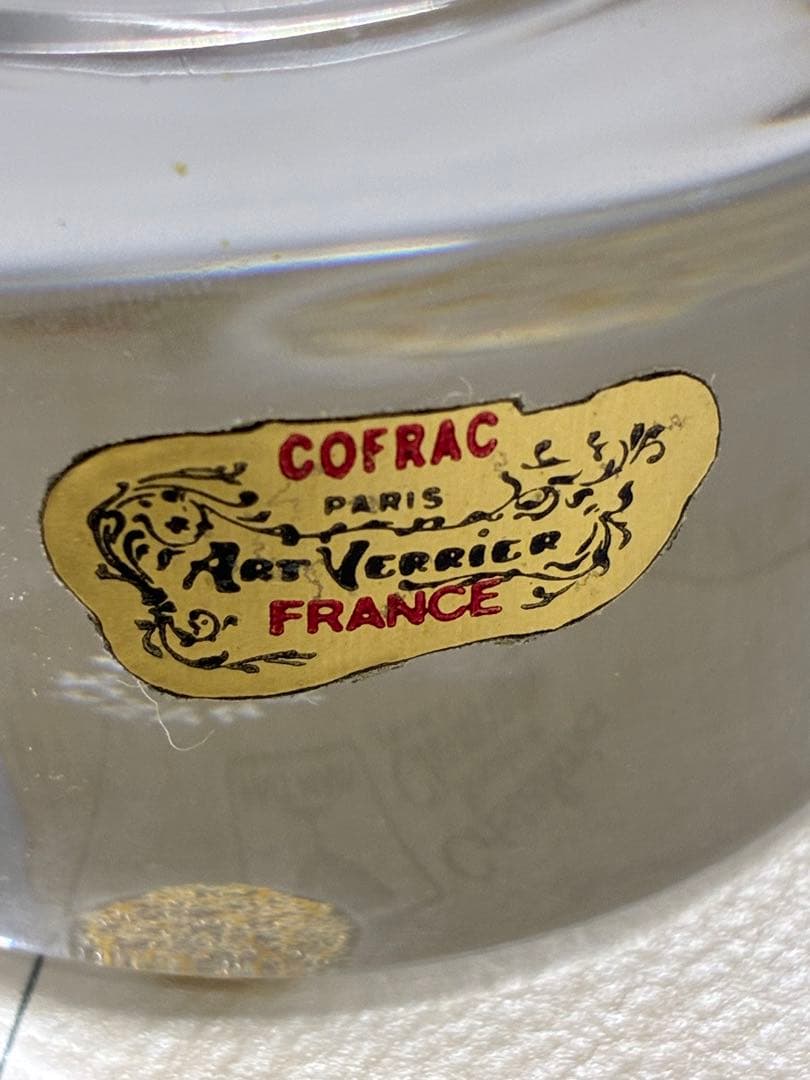 フランスCofrac Verrier バタフライペーパーウェイト