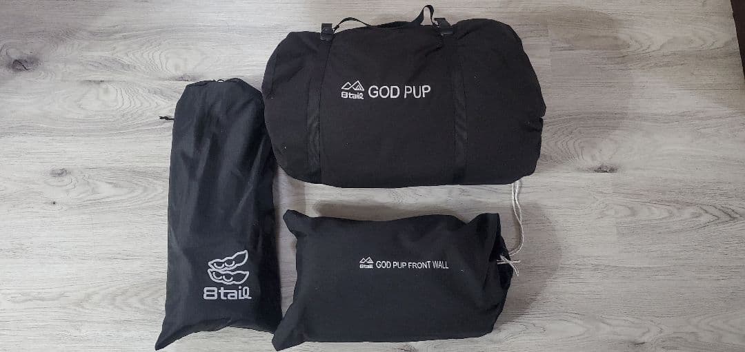 バラ売り可　希少8tail GOD PUP　前幕　二股 フルセット
