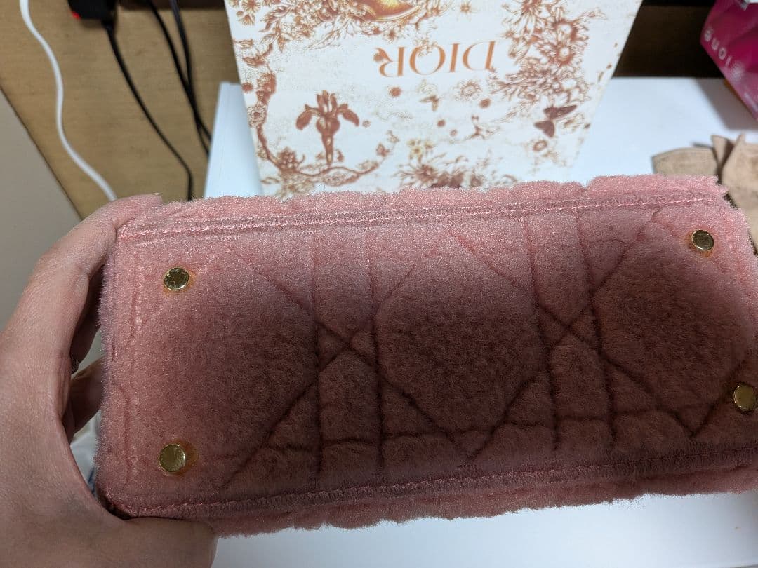 CHRISTIAN DIOR ピンク ハンドバッグ