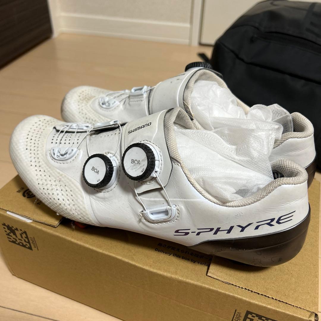 Shimano S-PHYRE ホワイト シューズ　26.8
