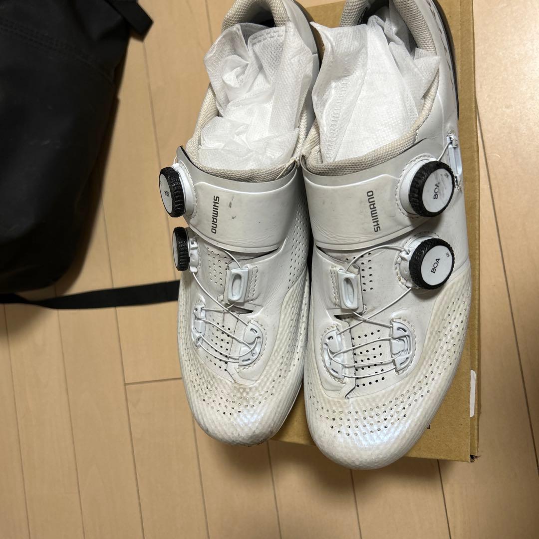 Shimano S-PHYRE ホワイト シューズ　26.8