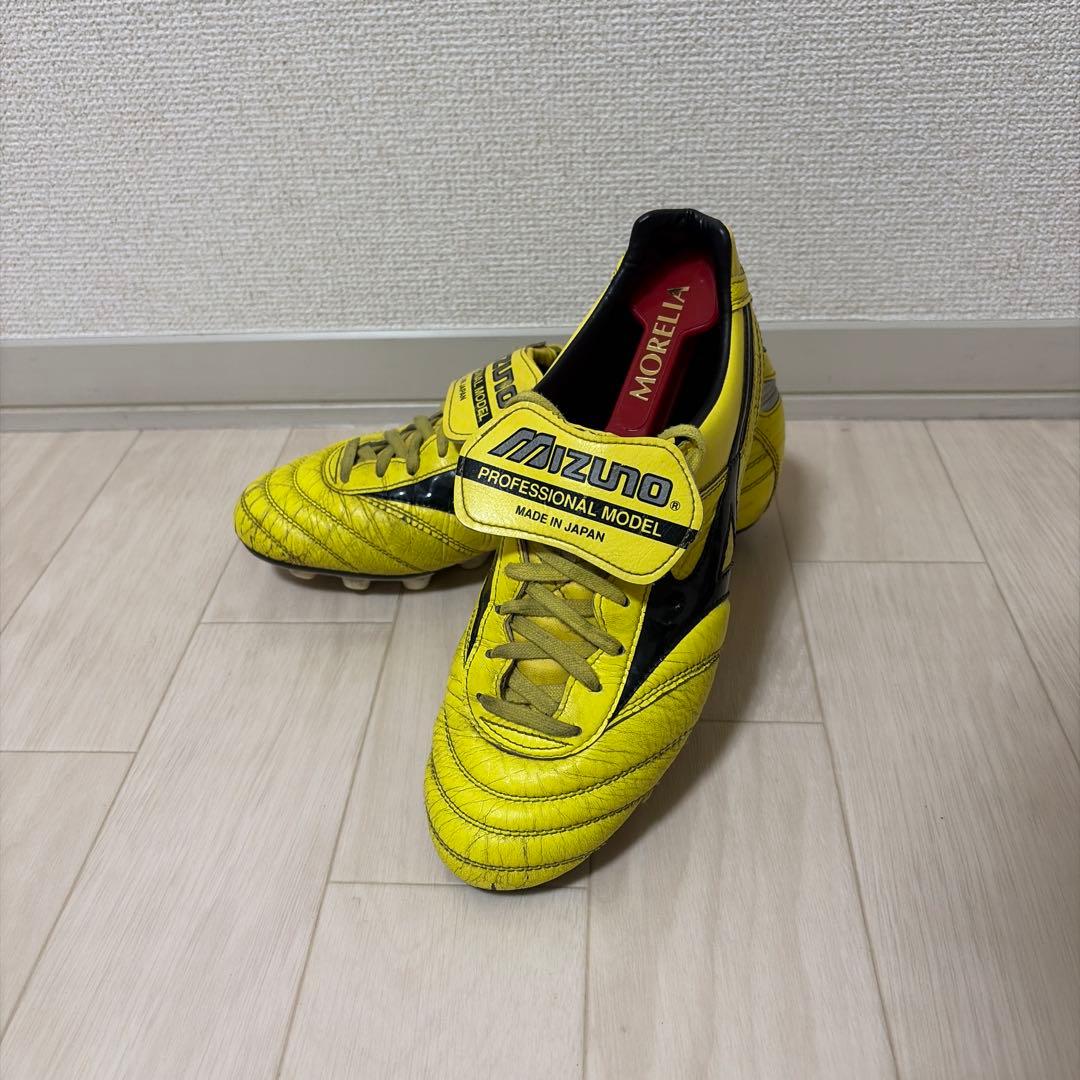 レア　Mizuno モレリア2 30周年モデル イエロー