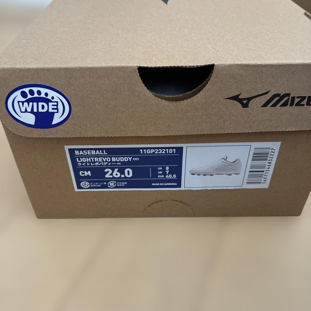 26cm MIZUNO ポイントスパイク