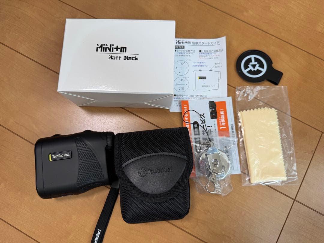 TecTecTec Mini ゴルフ用距離計 マットブラック