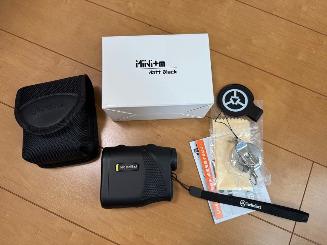 TecTecTec Mini ゴルフ用距離計 マットブラック