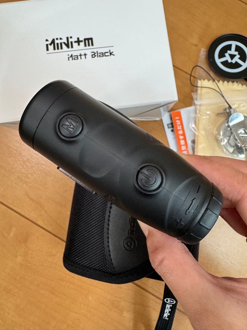 TecTecTec Mini ゴルフ用距離計 マットブラック