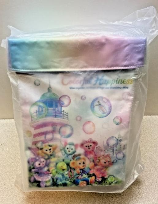 ダッフィー　TDS カラフルハピネス ポップコーンケース 　２０周年