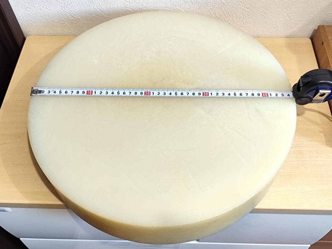 重厚 業務用中華まな板 / 砧板 / φ450ｘ89mm /13.4Kg