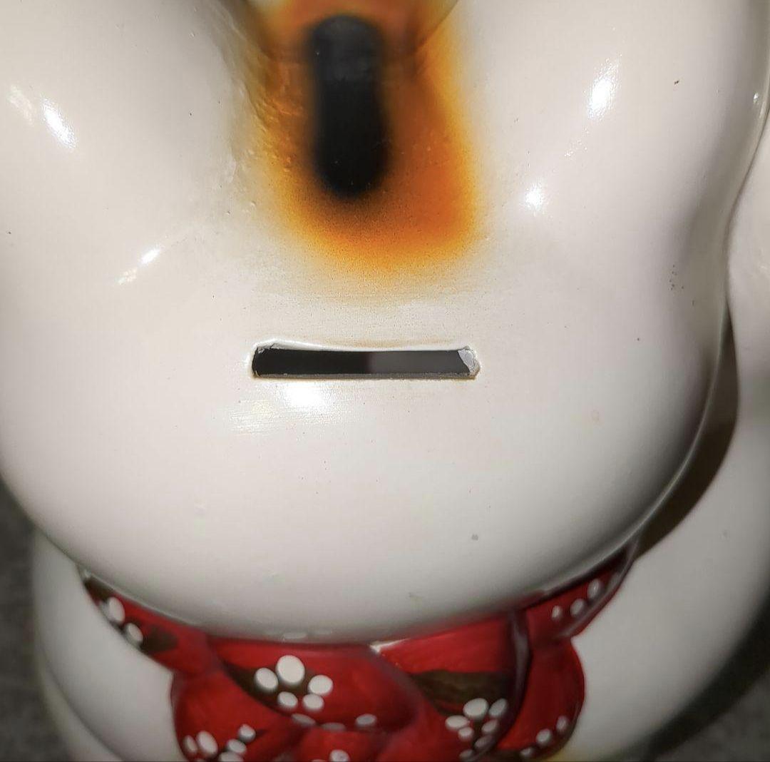 招き猫貯金箱　福寿　レトロ貯金箱　招き猫グッズ　縁起物　お金招き　福猫　置物