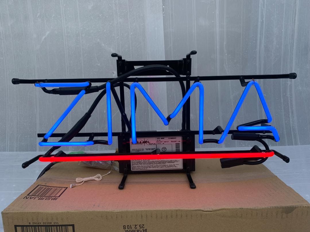 ZIMA ネオン管 ジーマ　ディスプレイ　デッドストック　看板
