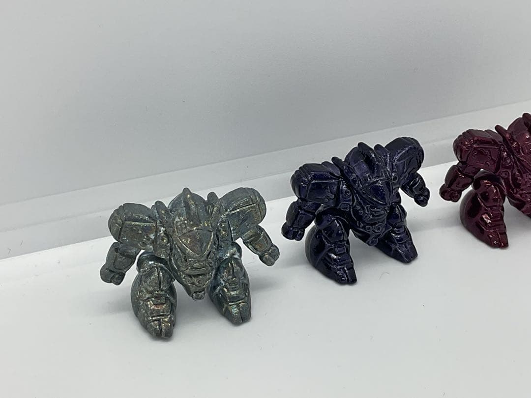 【希少】SEVEN JAPAN ミニフィギュア 3体セット メタリックカラー