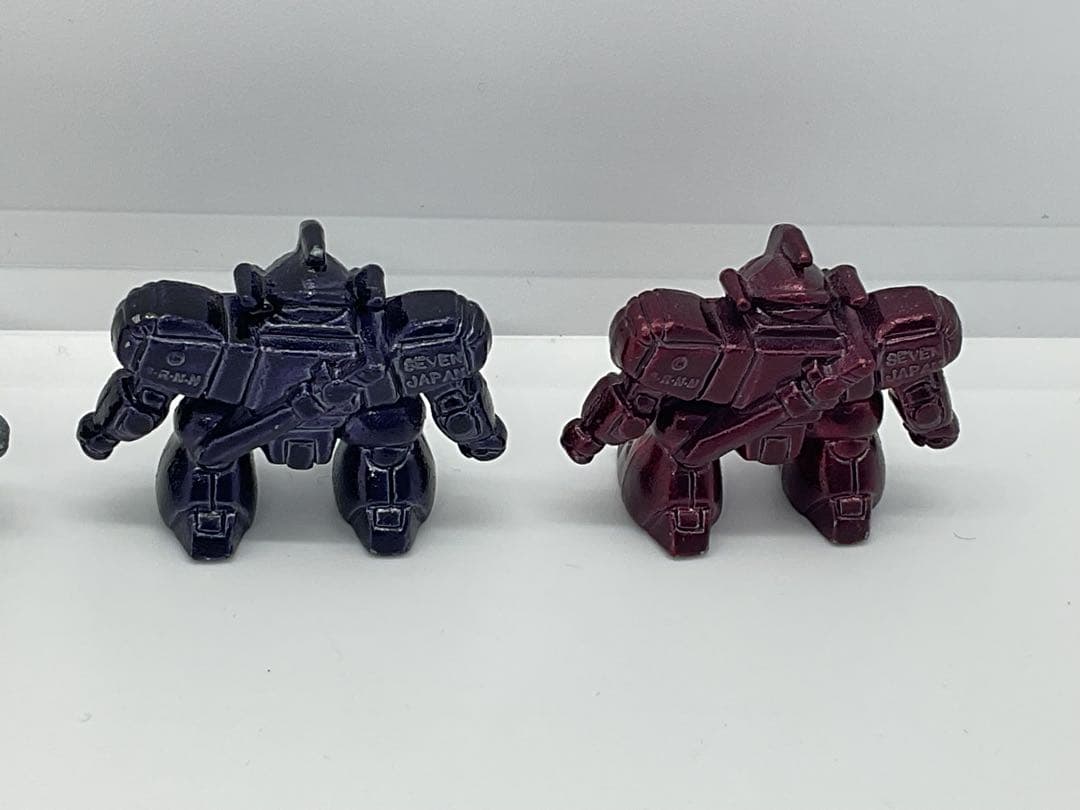 【希少】SEVEN JAPAN ミニフィギュア 3体セット メタリックカラー