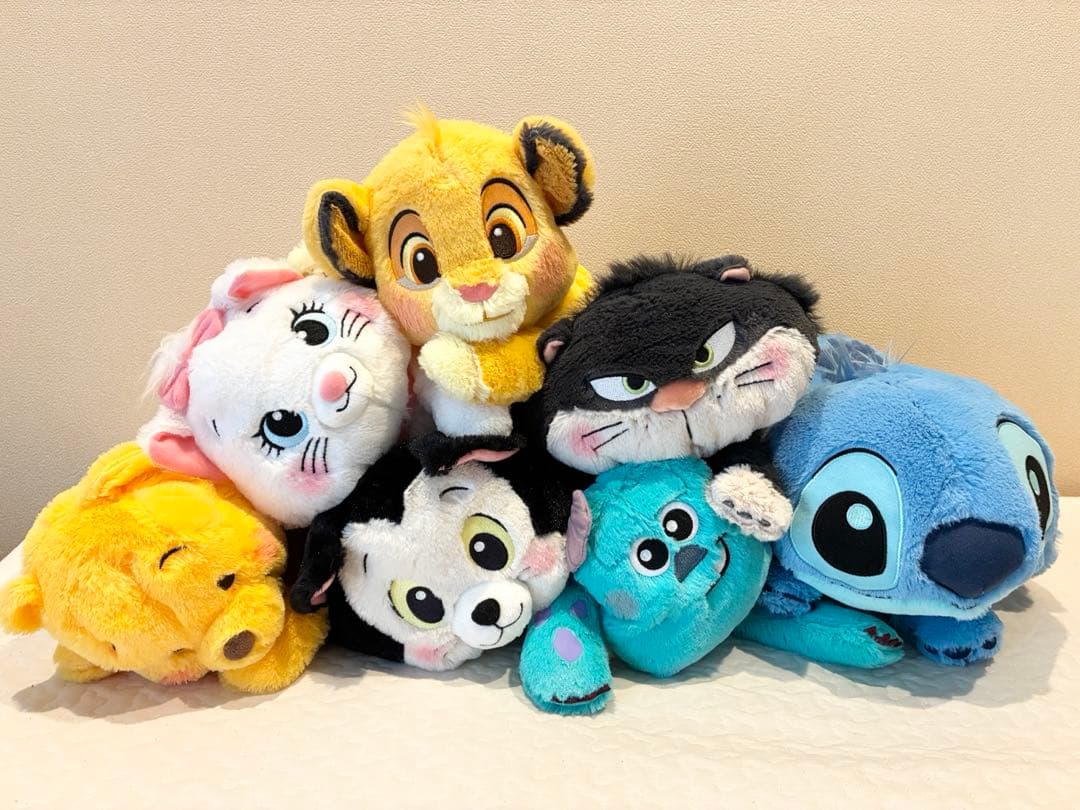 ディズニー くったりBIGぬいぐるみ ☆7点セット