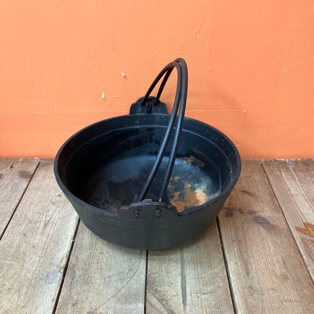 南部鉄器 三和 三和鋳物 鉄鍋 囲炉裏鍋 五徳鍋 ダッチオーブン すき焼き鍋 キ