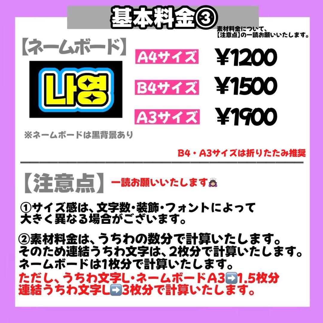 うちわ文字　文字パネル