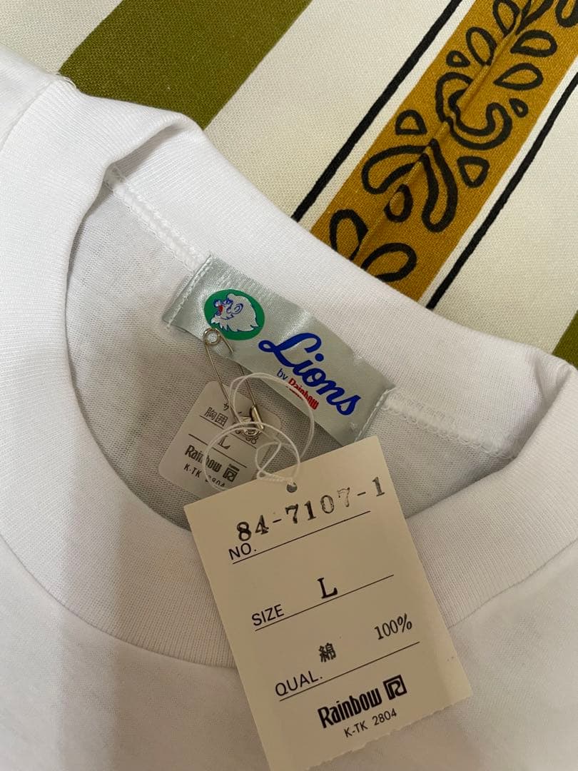 西武ライオンズ◼️手塚治虫レオ◼️ビンテージTシャツ◼️デッドストック・埼玉ライオンズ