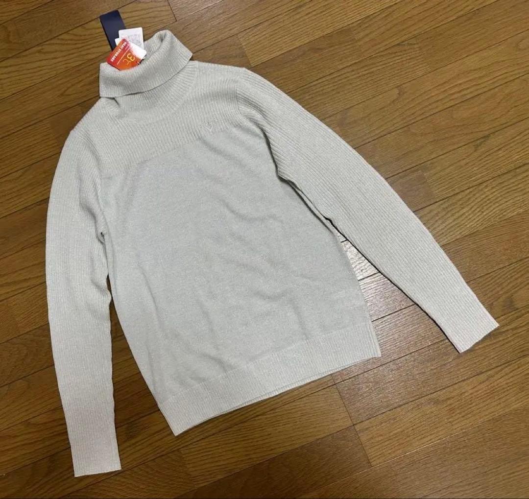 キャロウェイ　タートルネックリブラメニット　新品タグ付き　LL