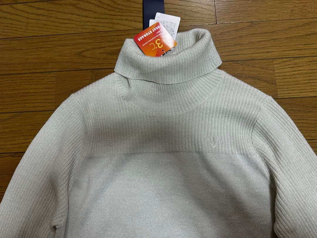 キャロウェイ　タートルネックリブラメニット　新品タグ付き　LL