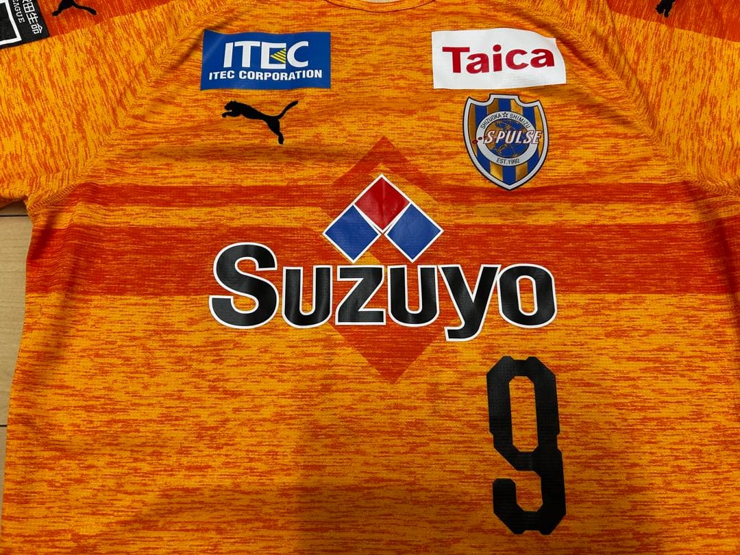2019年 清水エルパルス 鄭大世 ユニフォーム 川崎北朝鮮町田ゼルビア新潟