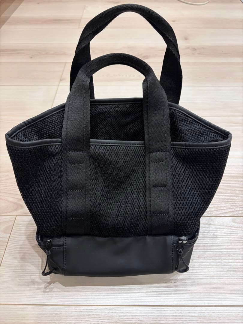 BLACK BUNNY 保冷付きメッシュバッグ ブラック