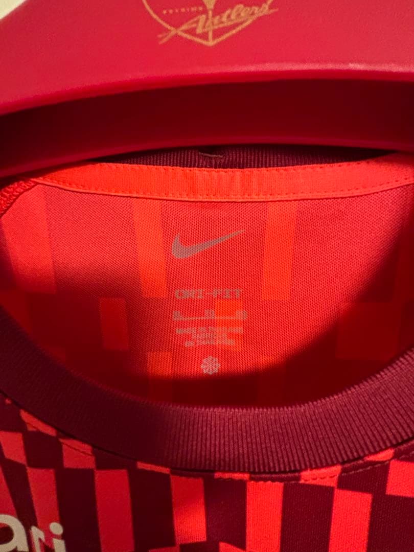 Nike 鹿島アントラーズ　トレーニングシャツ　XL ナイキ　鈴木優磨