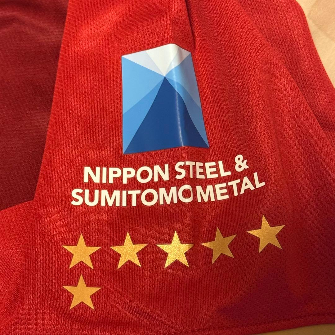 正規品　2015 鹿島アントラーズ レプリカユニフォーム金崎夢生　#33 XL
