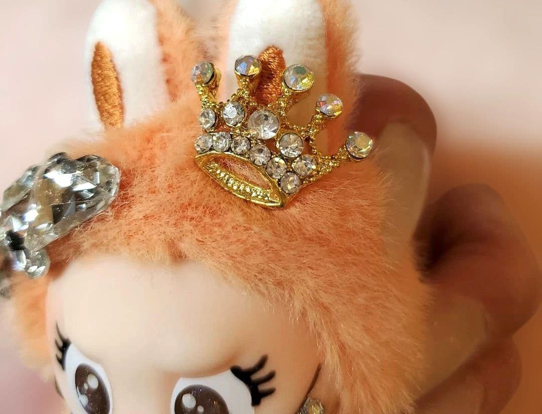 PIN FOR LOVEデコラブブ　スワラロフスキー王冠キラキラデコ