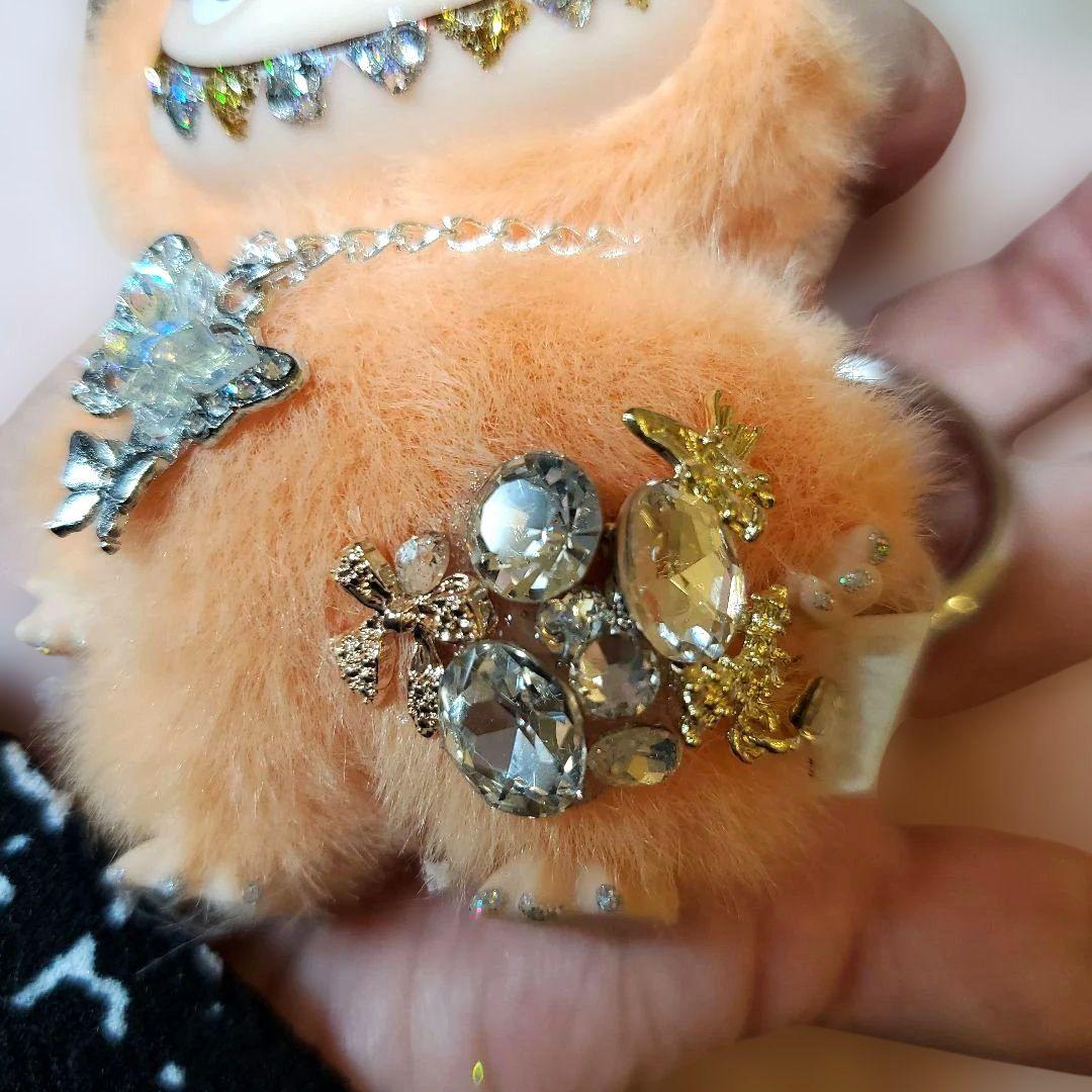PIN FOR LOVEデコラブブ　スワラロフスキー王冠キラキラデコ