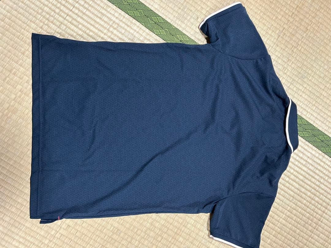 LE COQ SPORTIF メンズシャツ L ネイビー　ゴルフウエア