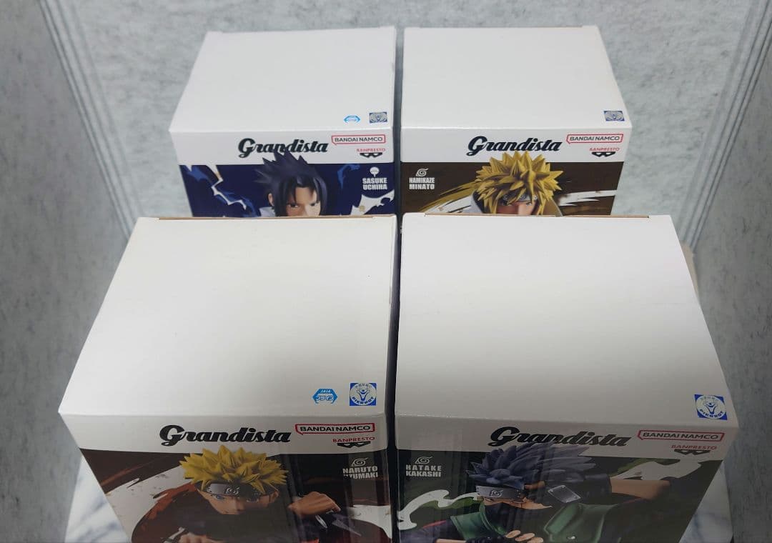 Grandista フィギュア 4体セット【ナルト、サスケ、カカシ、ミナト】