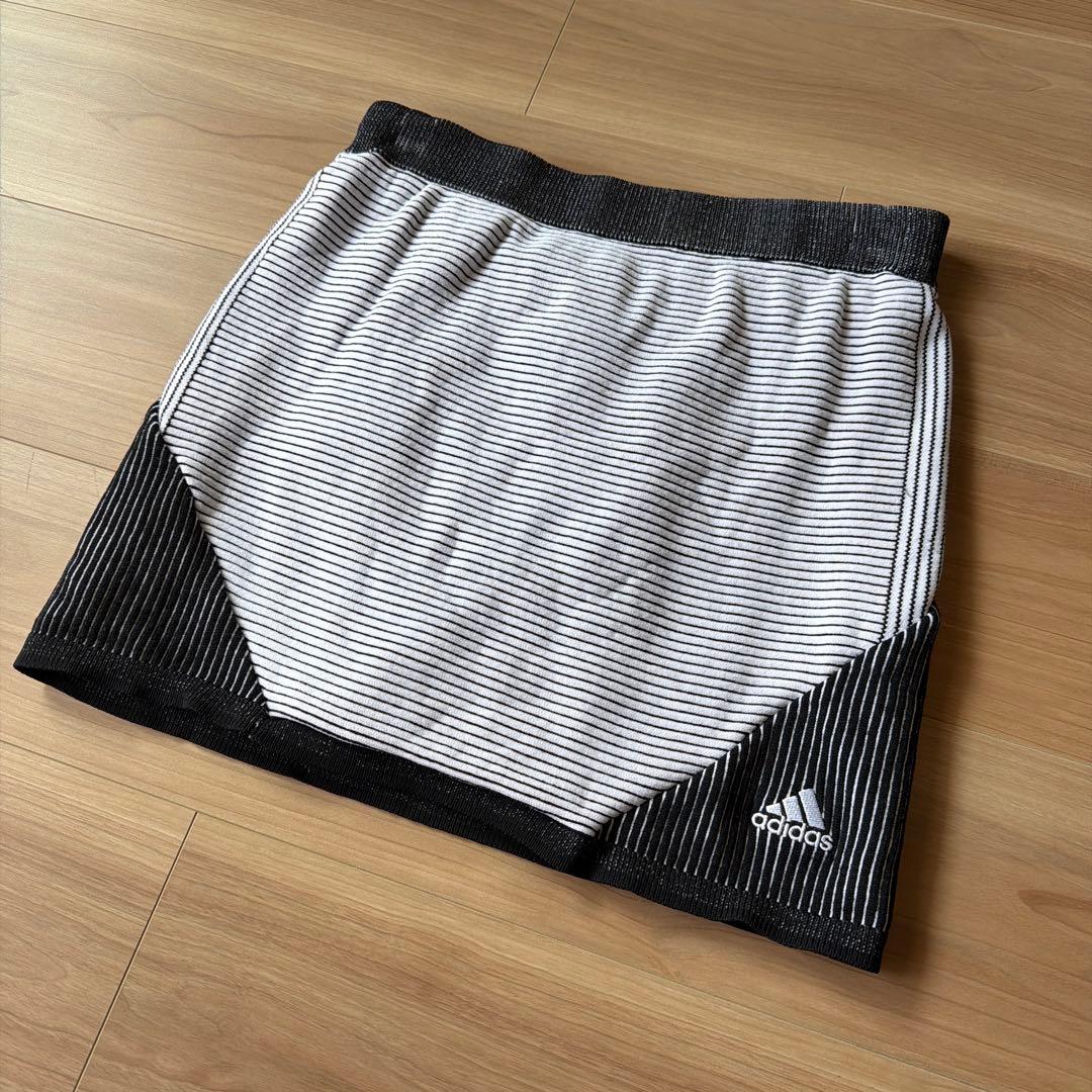 adidas フーディーセットアップ　M スカート パーカー　ゴルフ　ホワイト