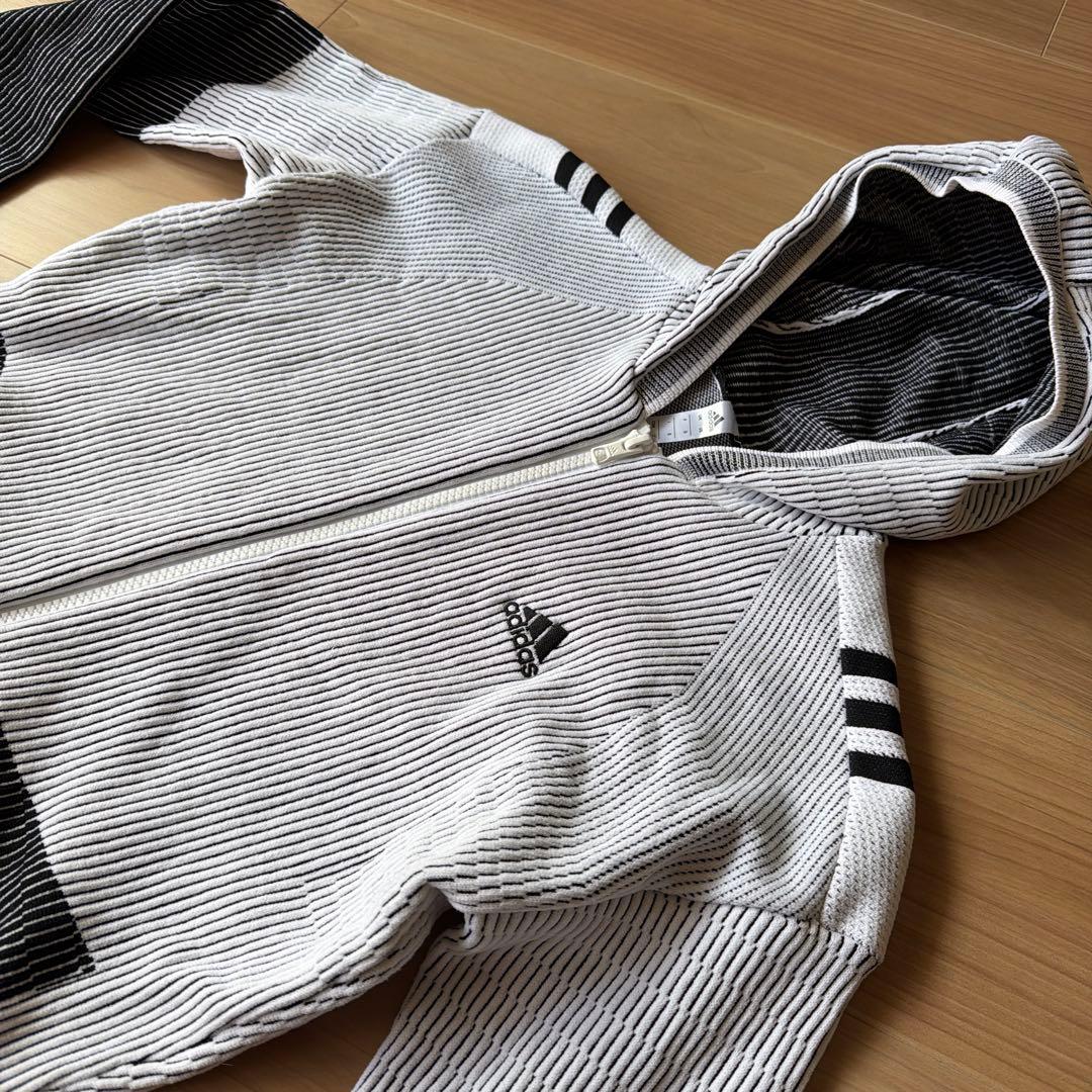 adidas フーディーセットアップ　M スカート パーカー　ゴルフ　ホワイト