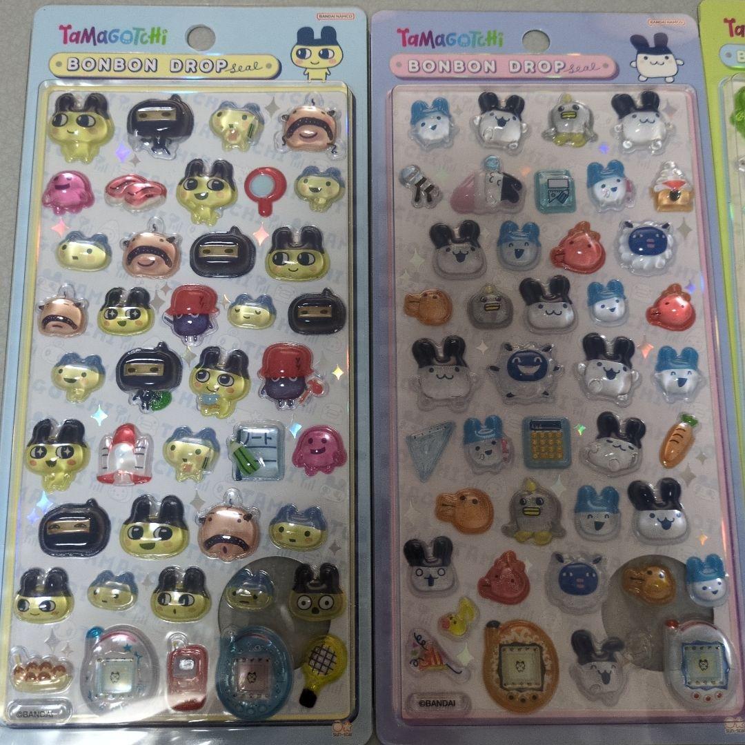 【正規品】たまごっち　ボンボンドロップシール　4枚　まめっち　コンビニ不可