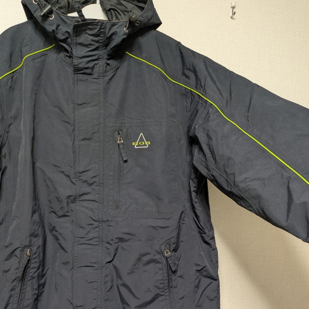 【定価15万円位】SOS スキーウェア スノボ メンズ Mサイズ 上下セット 紺