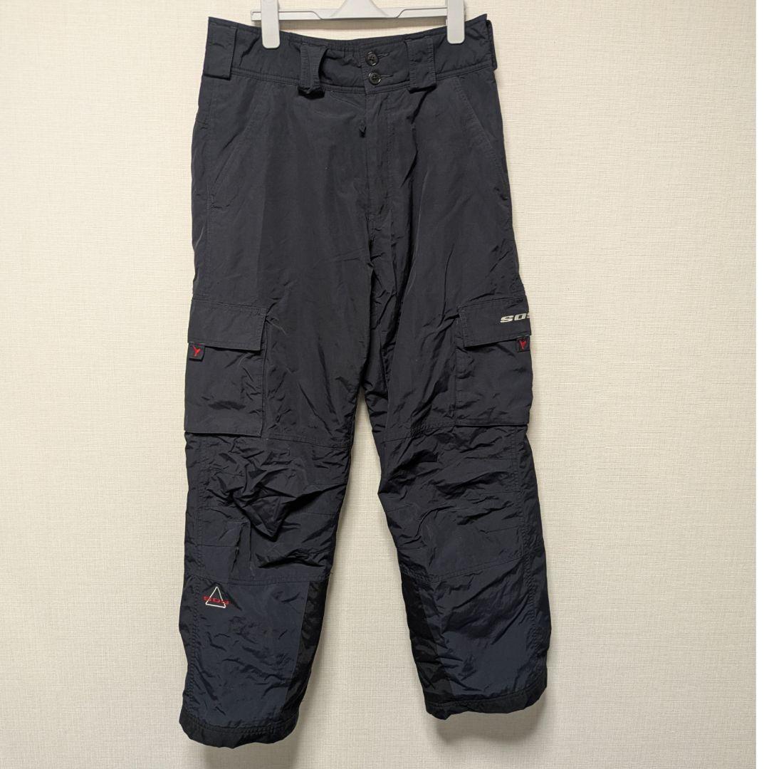 【定価15万円位】SOS スキーウェア スノボ メンズ Mサイズ 上下セット 紺