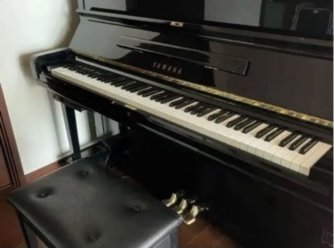 YAMAHA アップライトピアノ 椅子付き