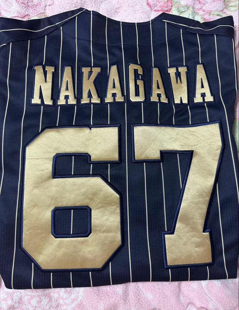 オリックスバファローズ　中川圭太選手　サードユニフォーム　Lサイズ