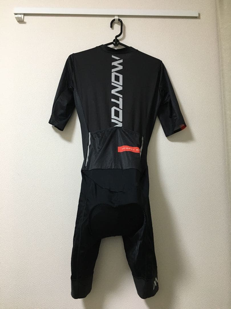 【美品】MONTON モントン 半袖ワンピース サイクリングジャージ