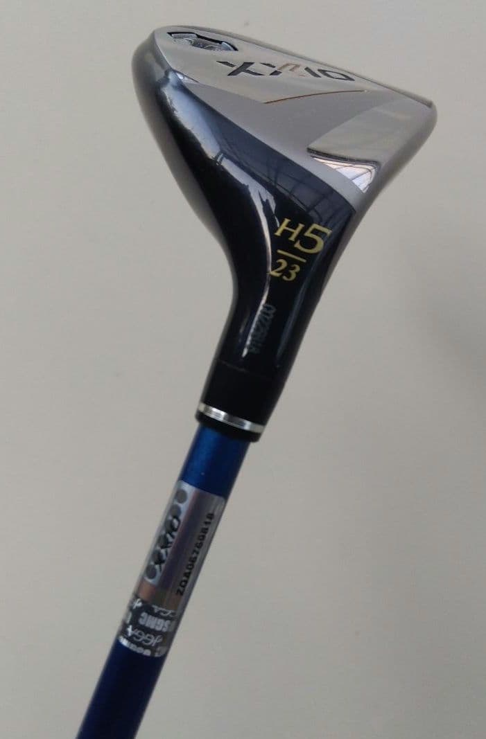 中古 ゼクシオ13 5番ハイブリッド 純正Sシャフト ネイビー HC有り