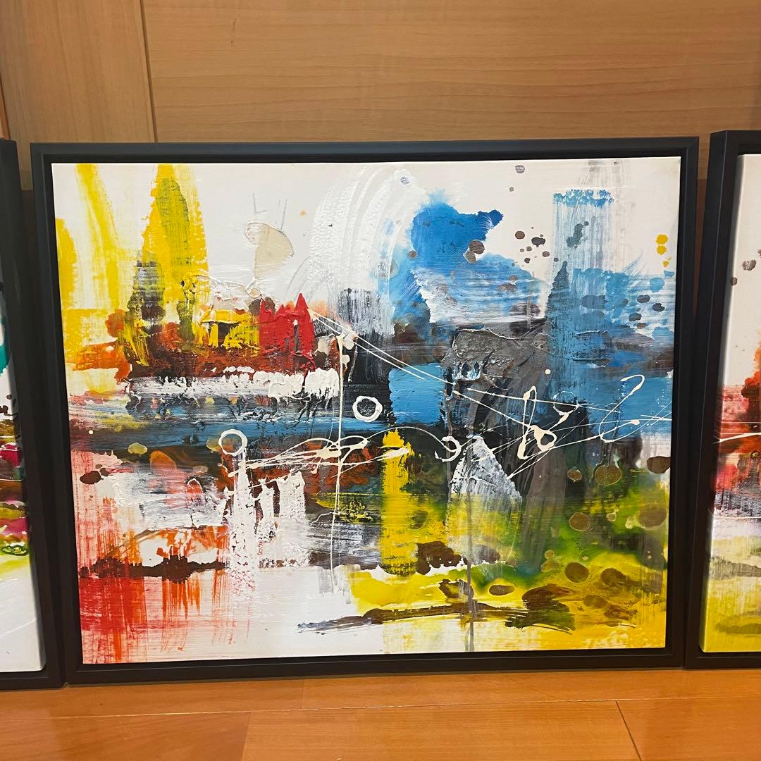 油絵　美術品　3つセット