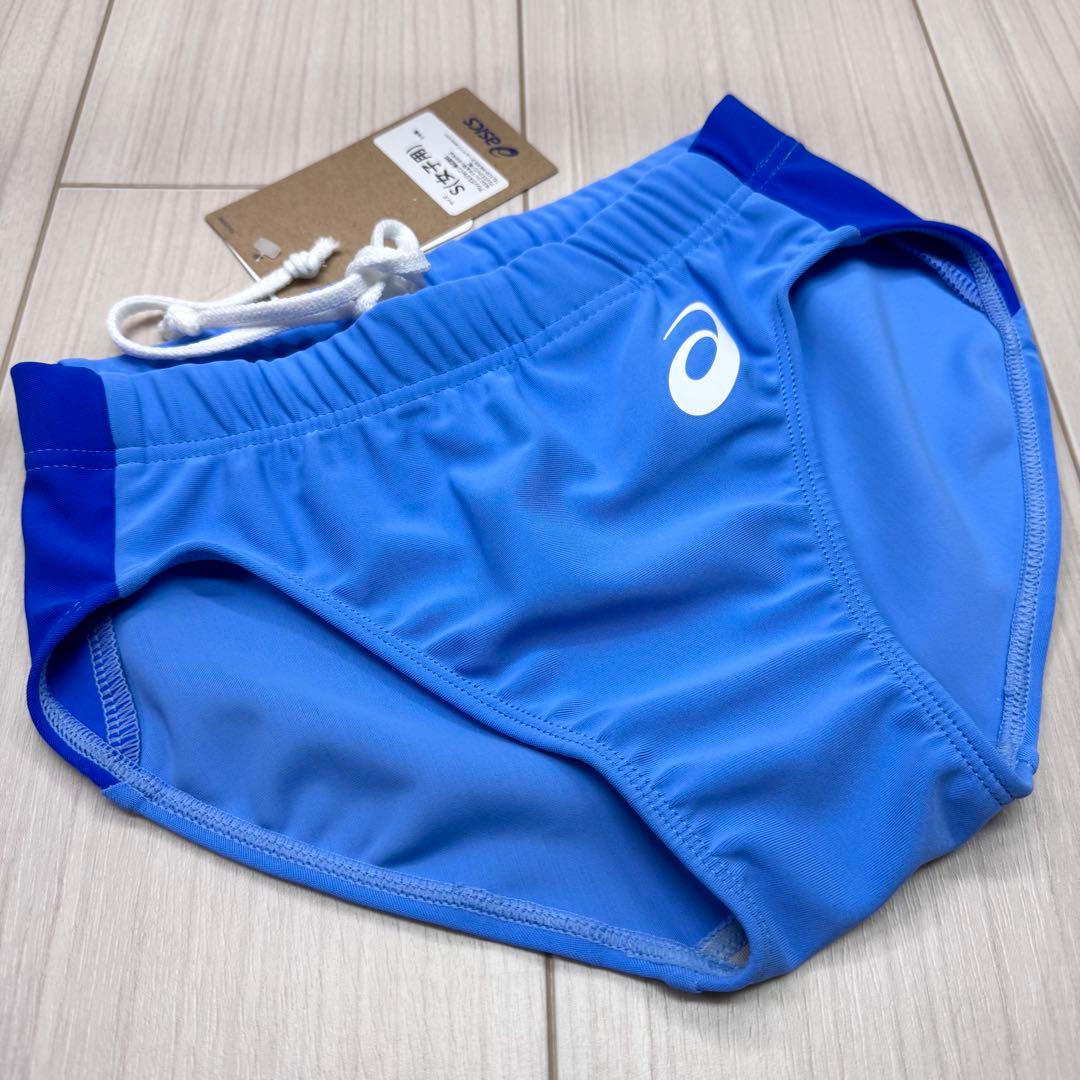アシックス　女子陸上レーシングショーツ　サックス×ロイヤル　Sサイズ　新品