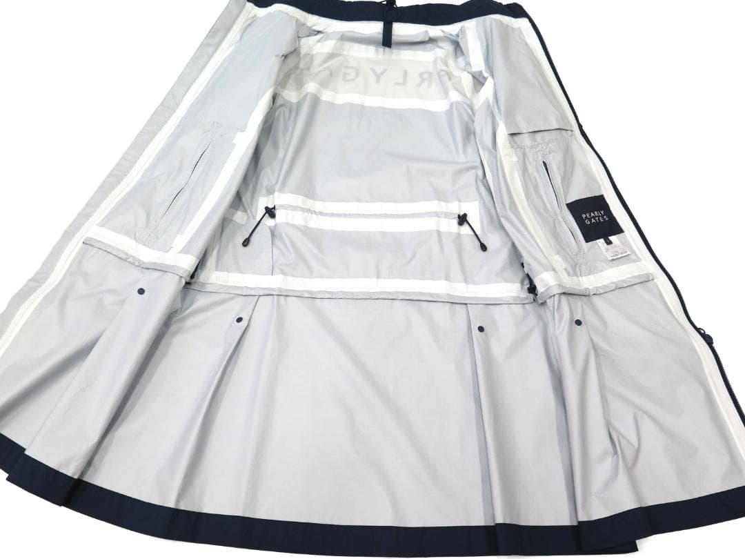 新品●パーリーゲイツ●DIY ストレッチ　リップストップ　レイン　ワンピース　S