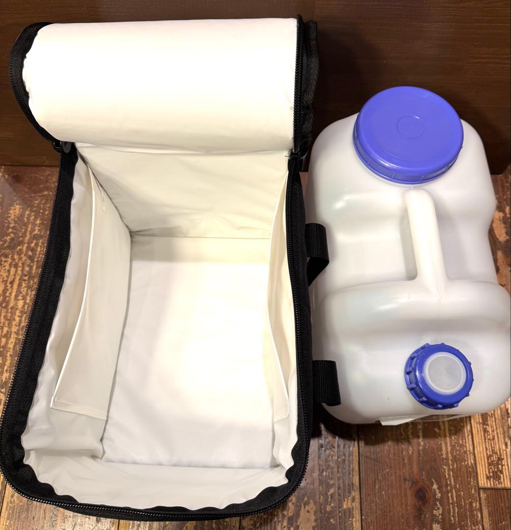 新品未使用EXTRAマルチタンクカバー10L用10Lノズル式ポリタンク付