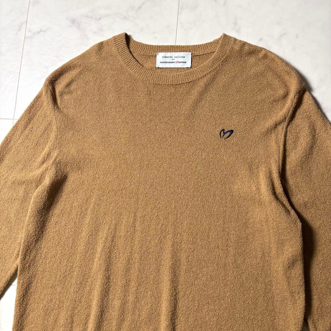 マスターバニー × ロベルトコリーナ パイル生地 ニット セーター 6/XL