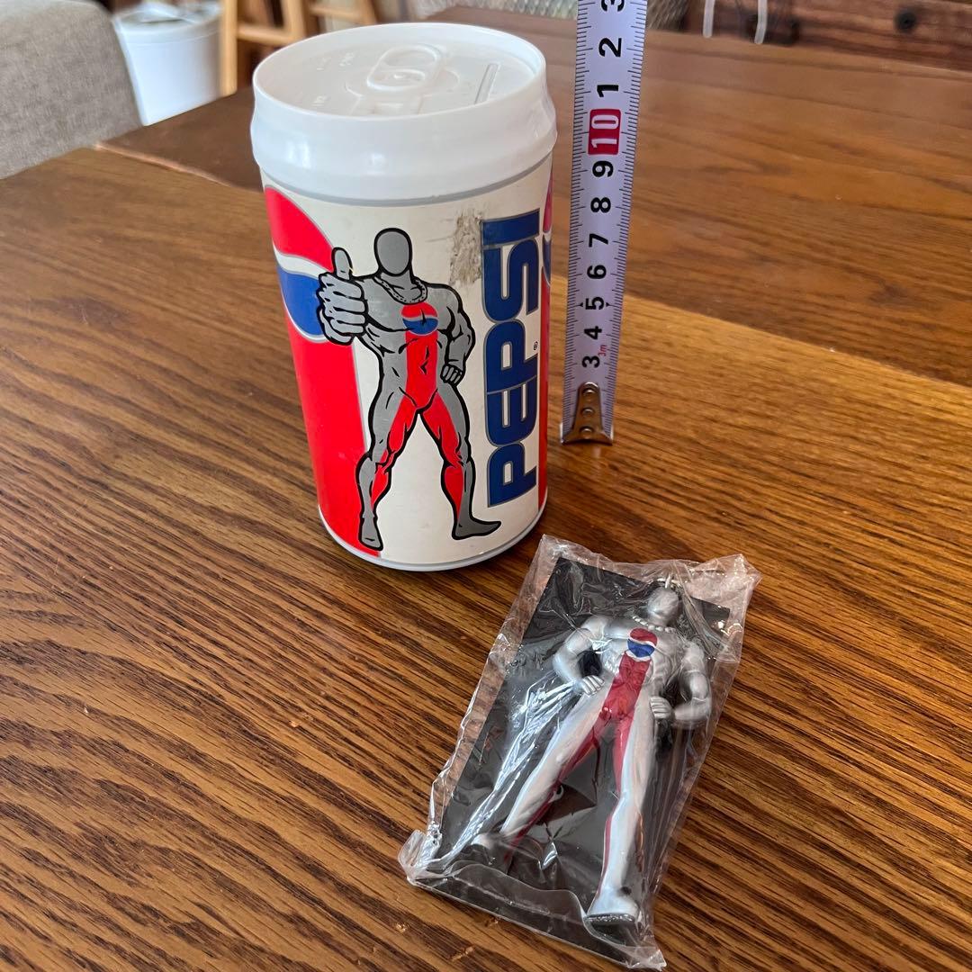 【レア】ペプシグッズ　キーホルダー　未使用グラス　ペプシマンセット