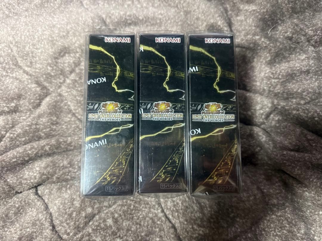 遊戯王リミットオーバーコレクションヒーローズ 未開封シュリンク付き 3box